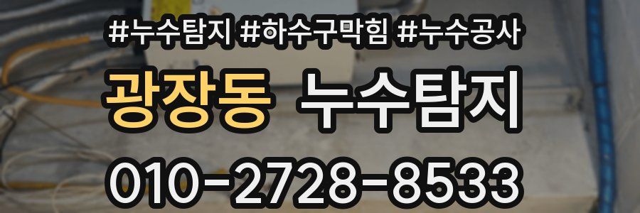 광장동 누수탐지업체
