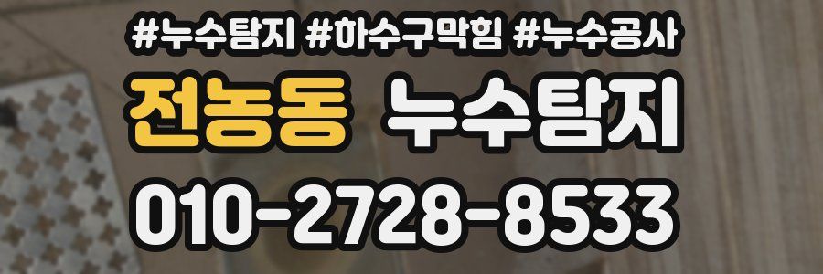 전농동 누수탐지업체