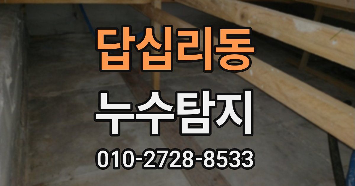 답십리동 누수공사