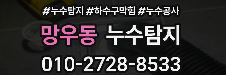 망우동 누수탐지업체
