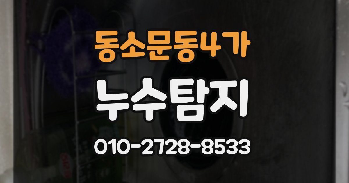 동소문동4가 누수공사