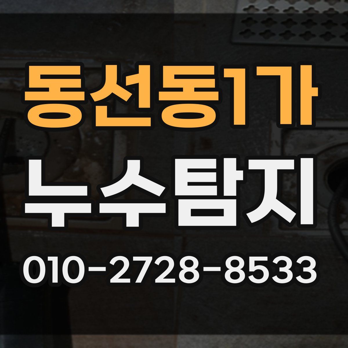 동선동1가 누수탐지