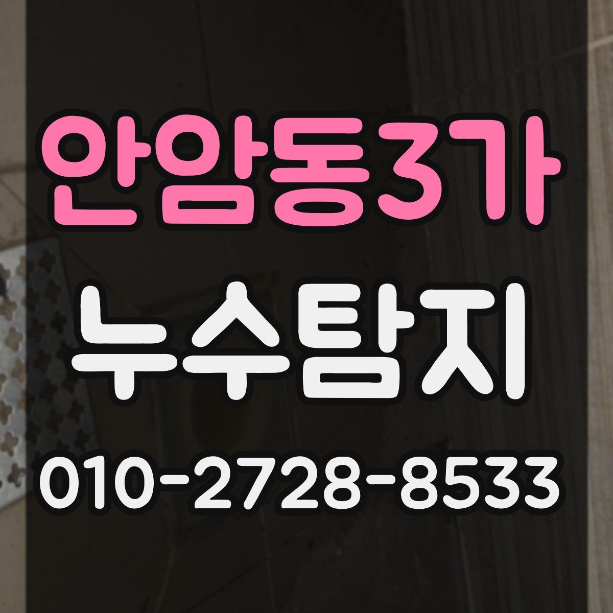 안암동3가 누수탐지