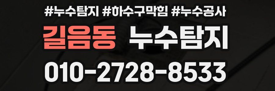 길음동 누수탐지업체