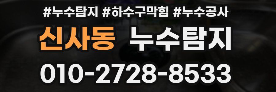 신사동 누수탐지업체