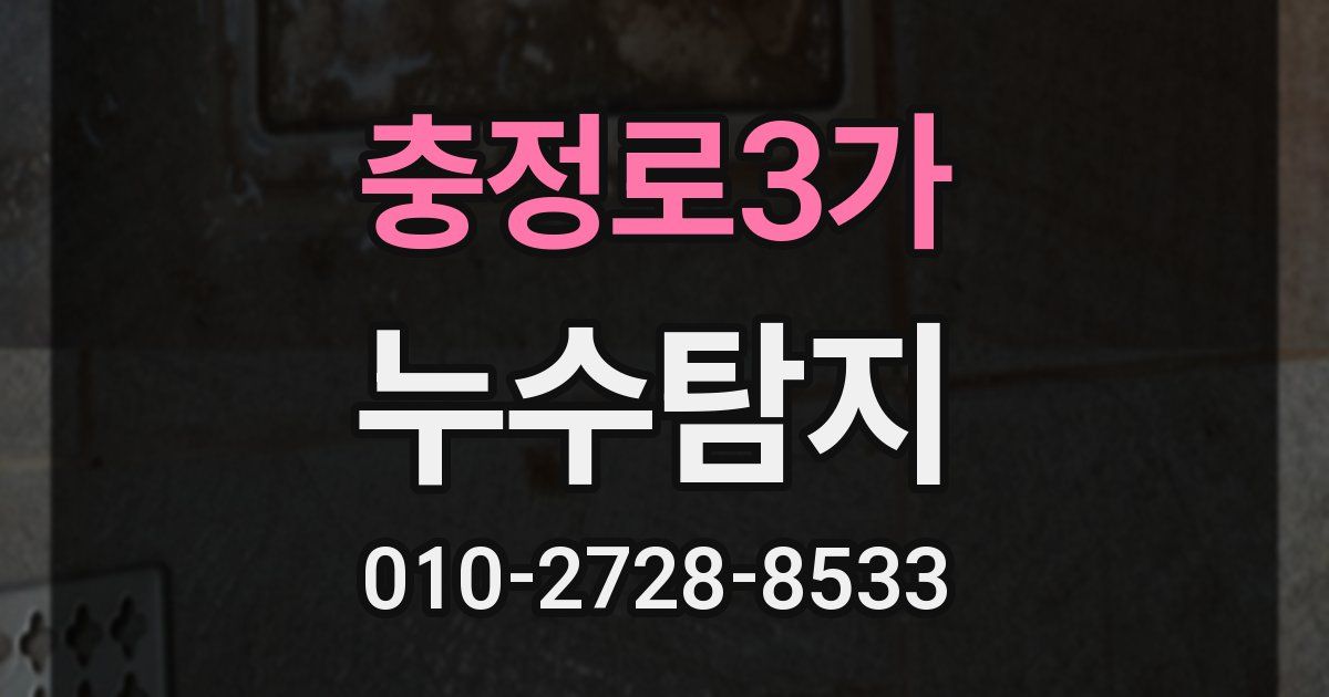 충정로3가 누수공사