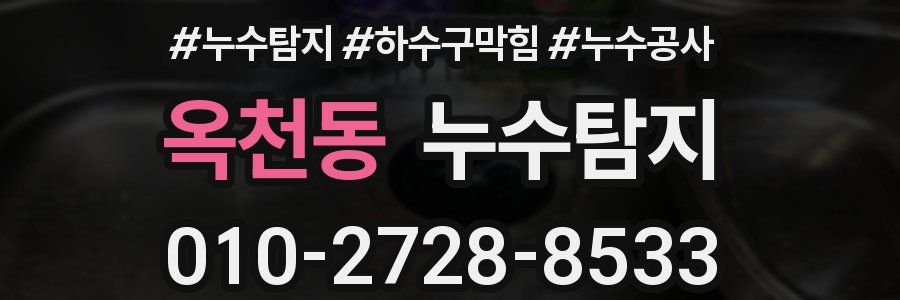 옥천동 누수탐지업체