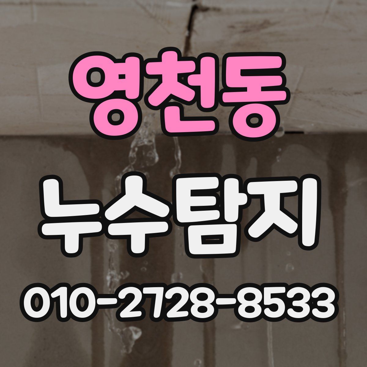 영천동 누수탐지