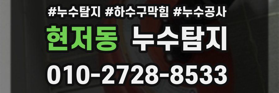 현저동 누수탐지업체