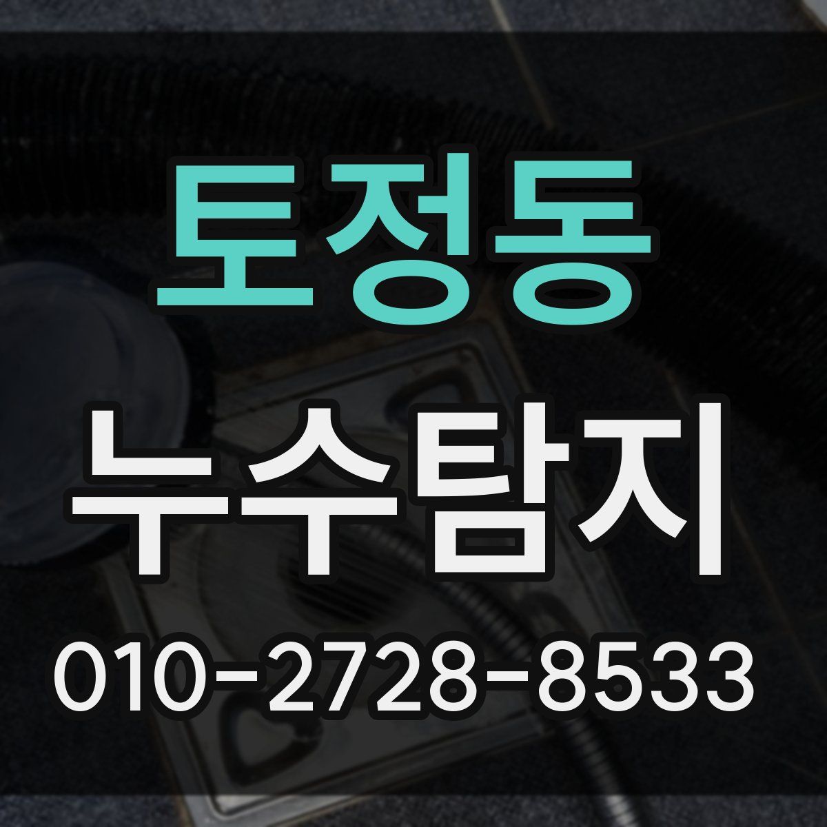 토정동 누수탐지