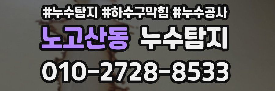 노고산동 누수탐지업체