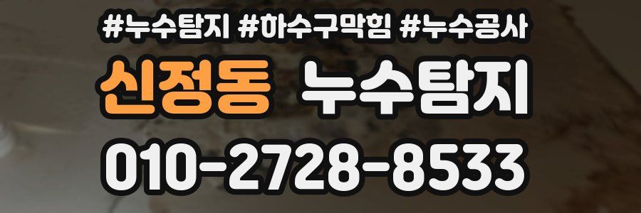신정동 누수탐지업체