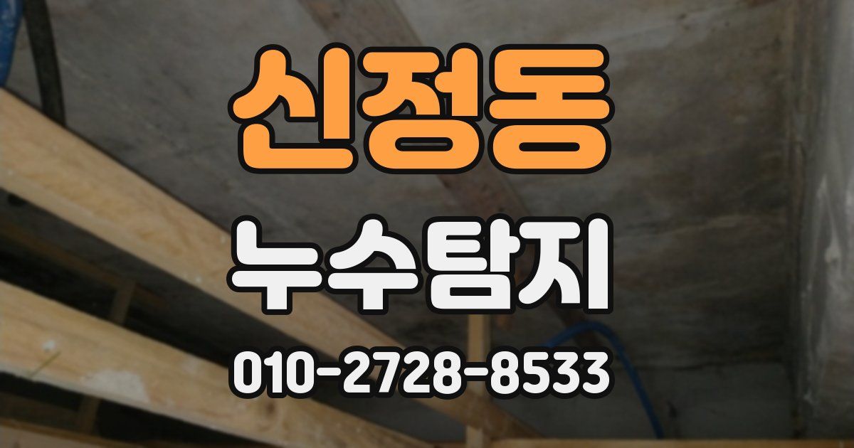 신정동 누수공사