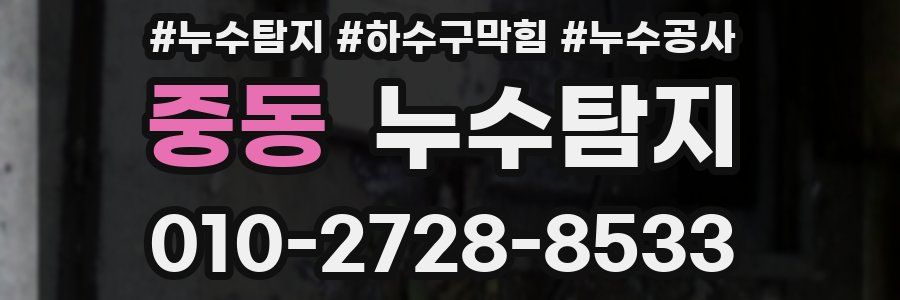 중동 누수탐지업체
