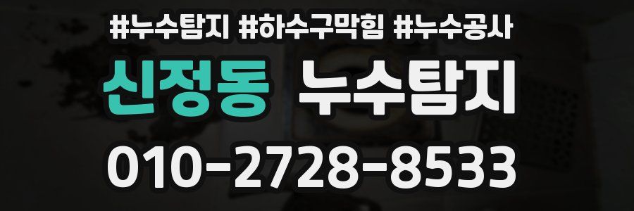 신정동 누수탐지업체