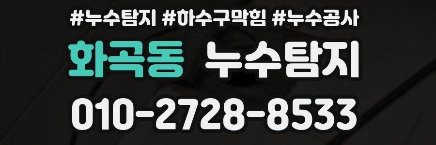 화곡동 누수탐지업체