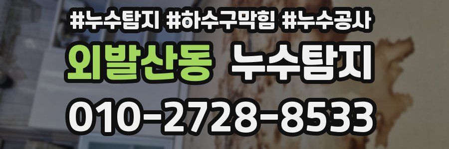 외발산동 누수탐지업체