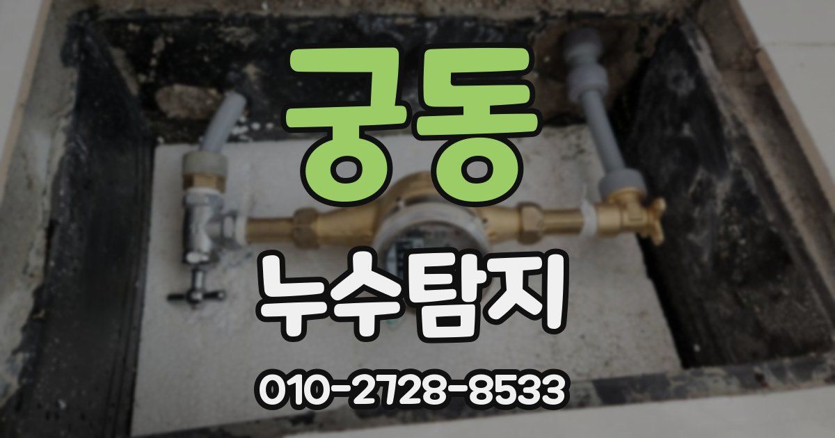 궁동 누수공사