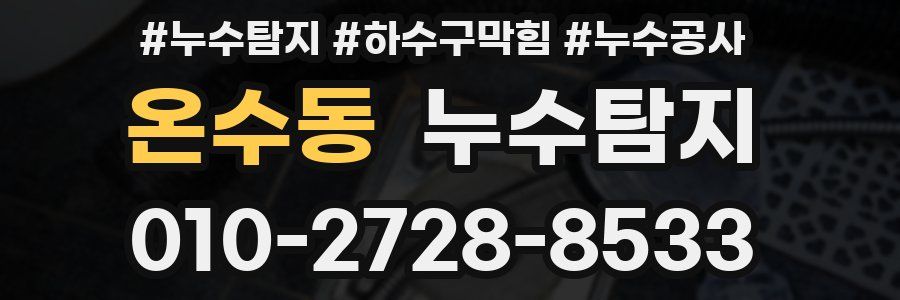 온수동 누수탐지업체