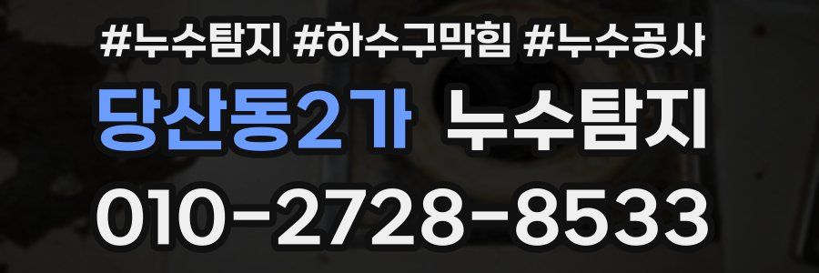 당산동2가 누수탐지업체