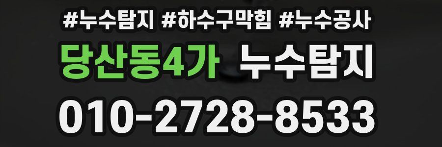 당산동4가 누수탐지업체