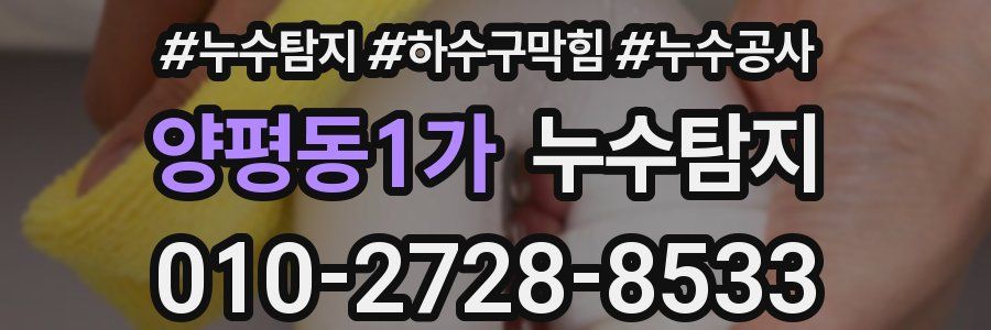 양평동1가 누수탐지업체