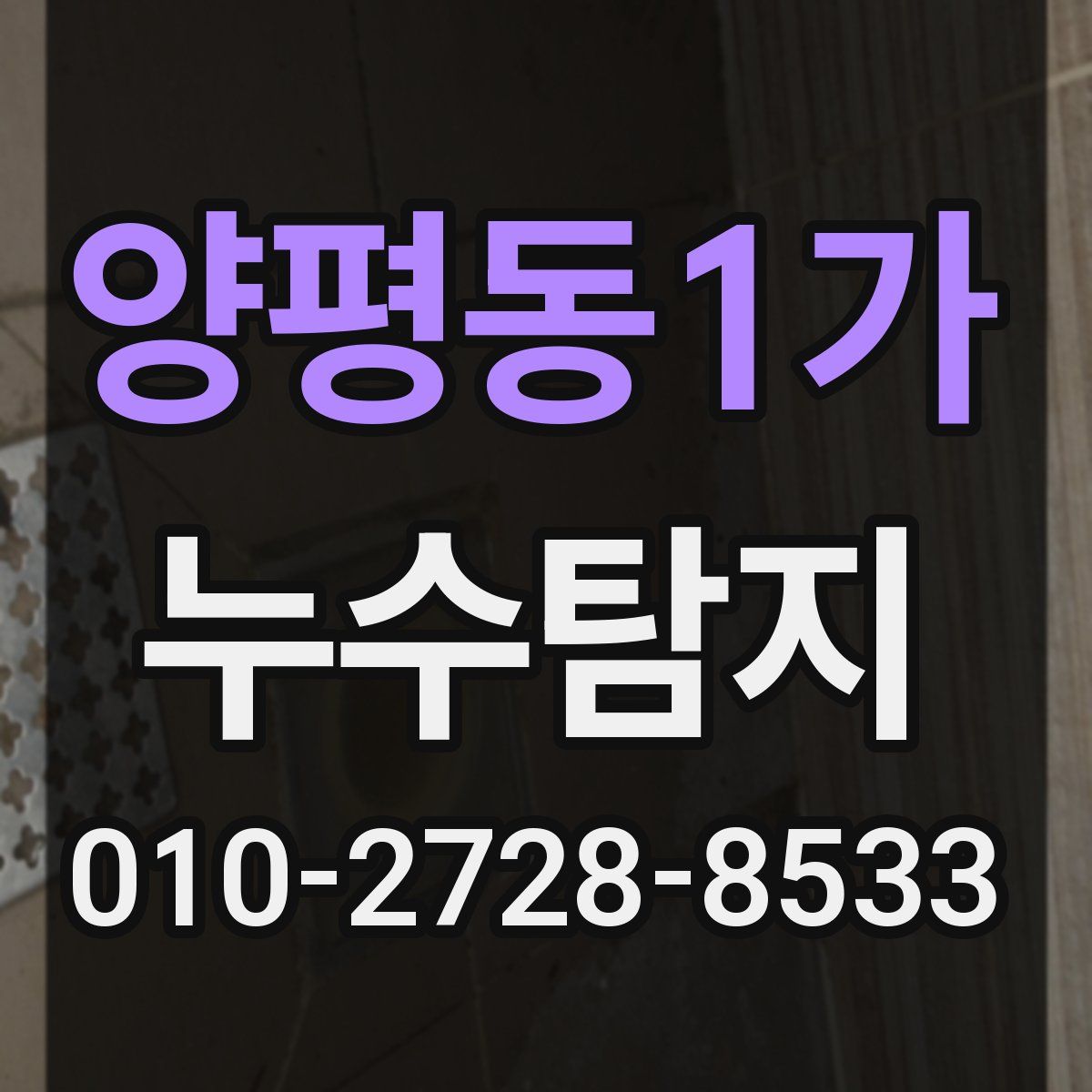 양평동1가 누수탐지