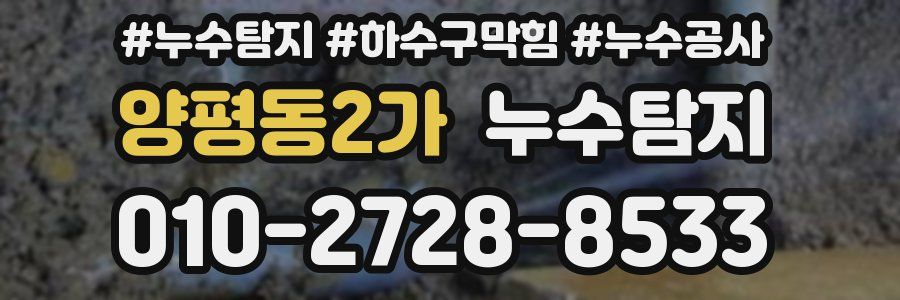 양평동2가 누수탐지업체