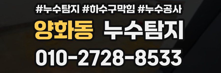 양화동 누수탐지업체