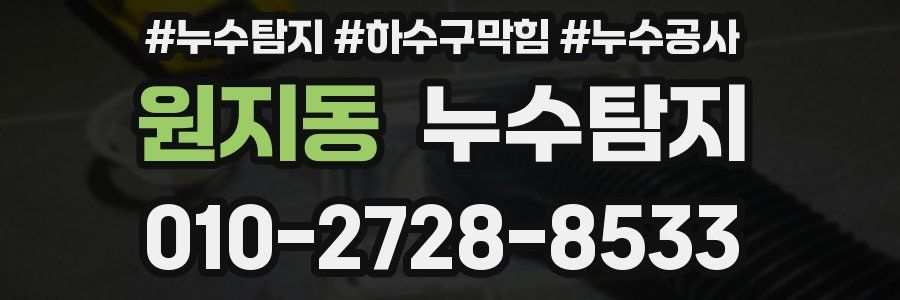 원지동 누수탐지업체