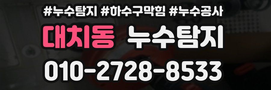대치동 누수탐지업체