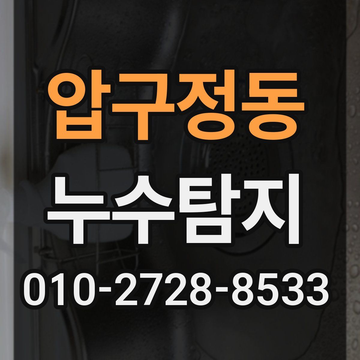 압구정동 누수탐지