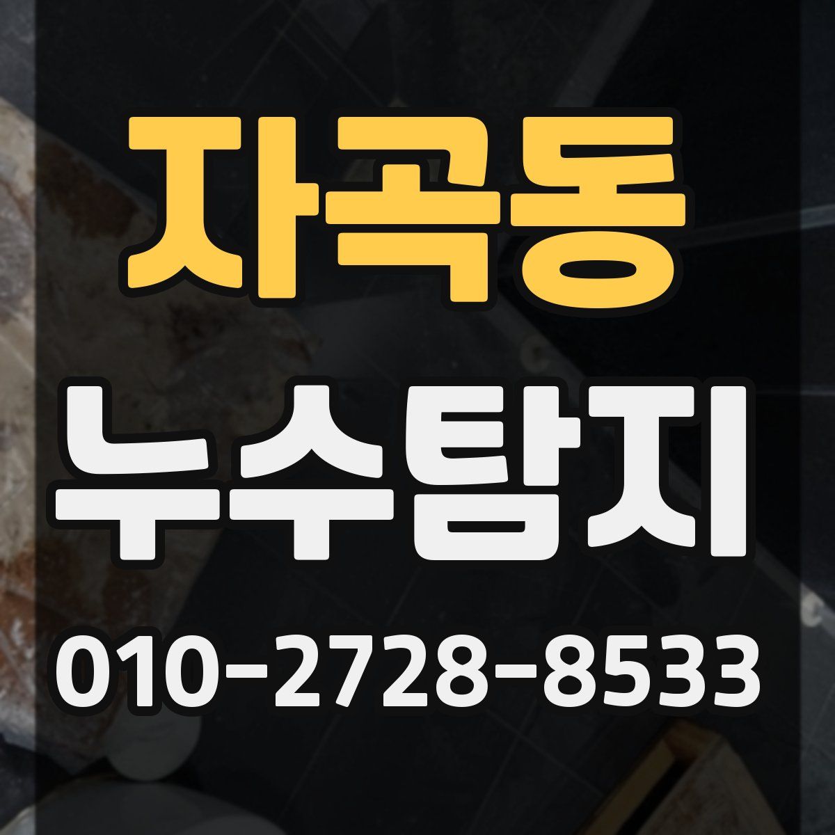 자곡동 누수탐지