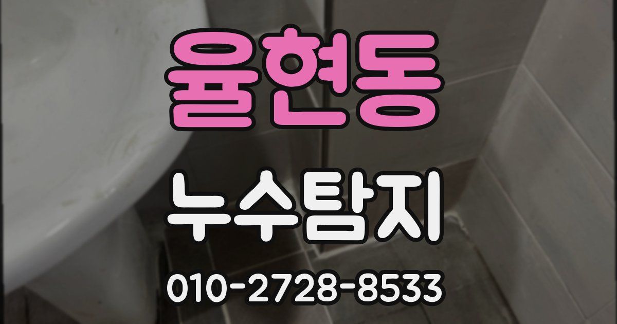 율현동 누수공사