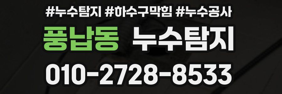 풍납동 누수탐지업체
