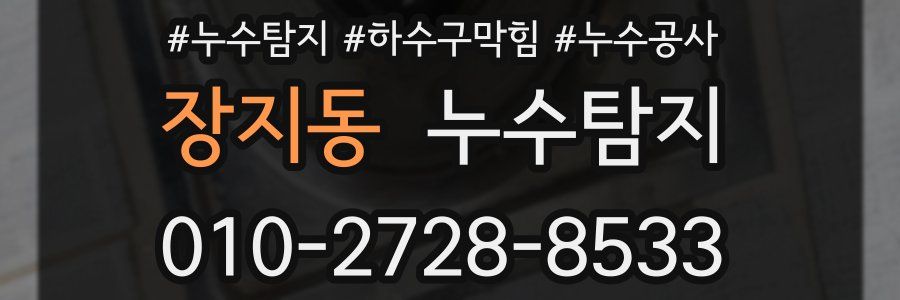 장지동 누수탐지업체