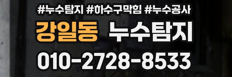 강일동 누수탐지업체