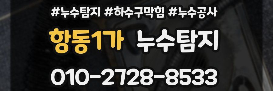 항동1가 누수탐지업체