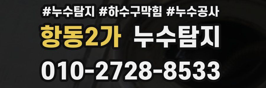 항동2가 누수탐지업체