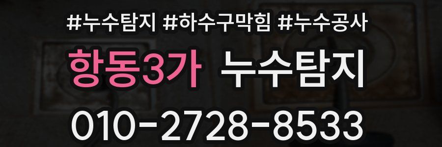 항동3가 누수탐지업체