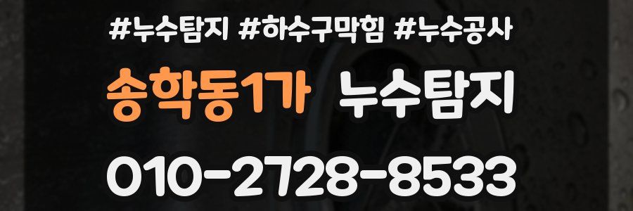 송학동1가 누수탐지업체
