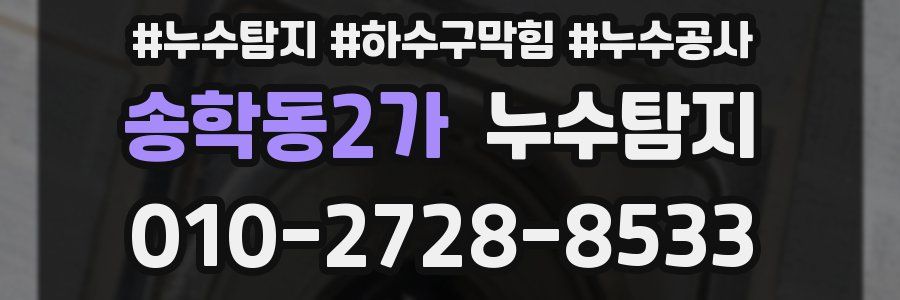 송학동2가 누수탐지업체