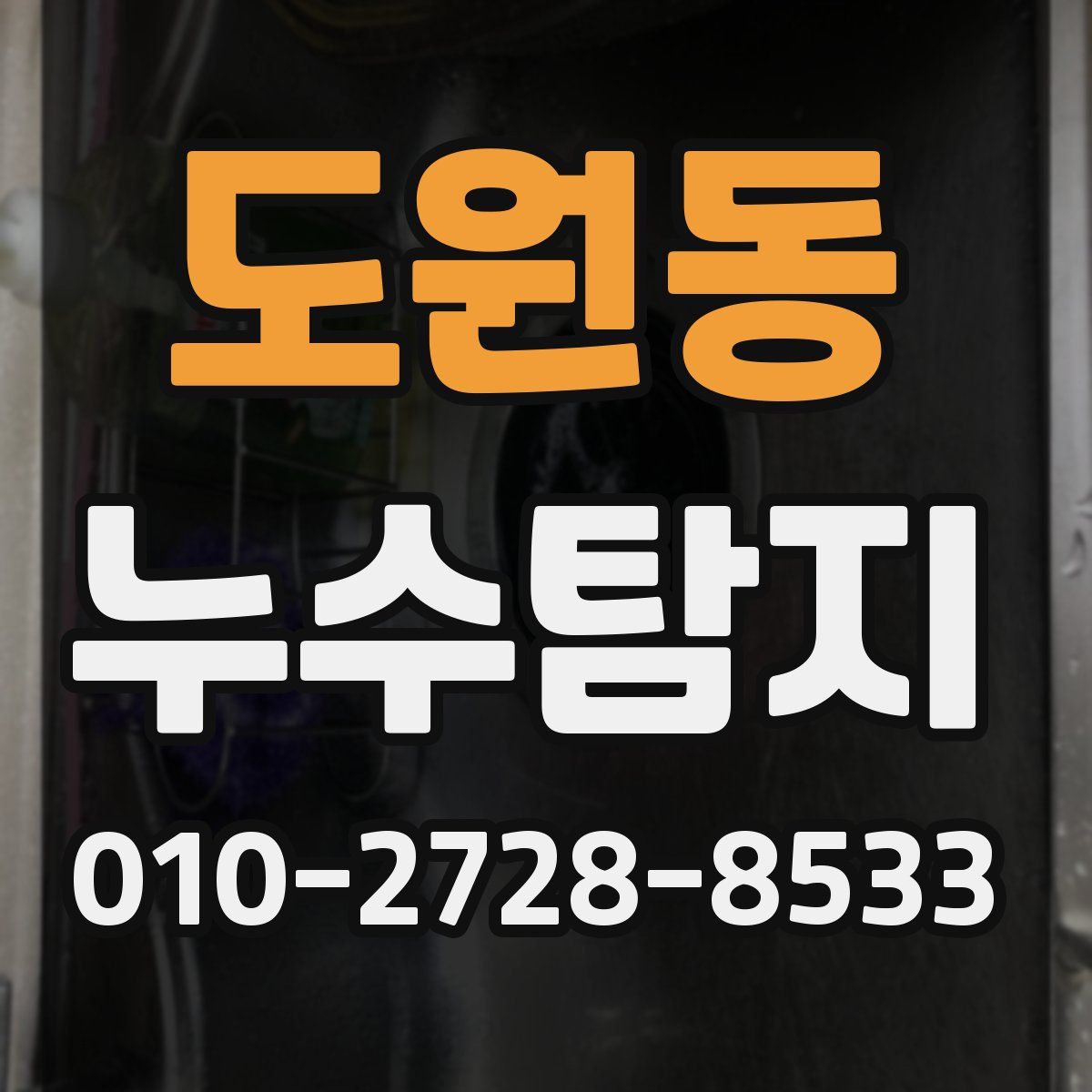 도원동 누수탐지