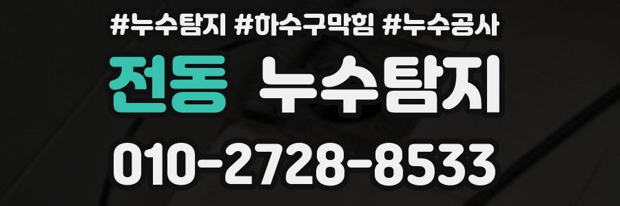 전동 누수탐지업체