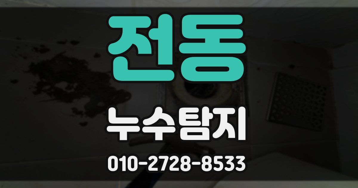 전동 누수공사