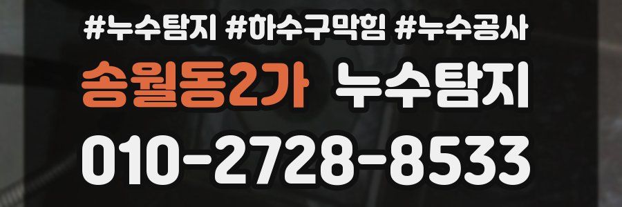 송월동2가 누수탐지업체