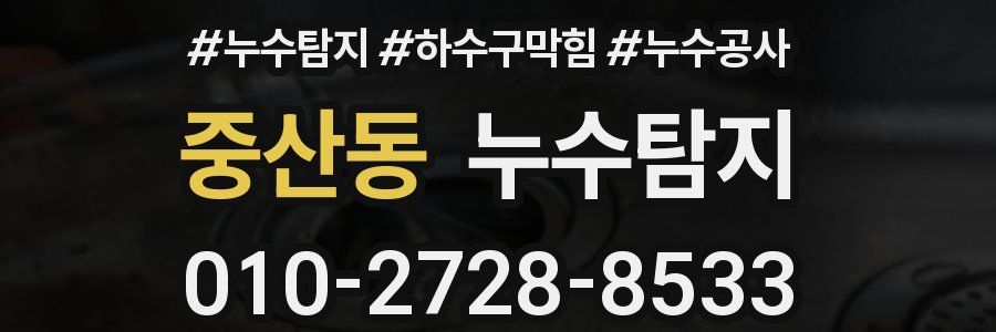 중산동 누수탐지업체