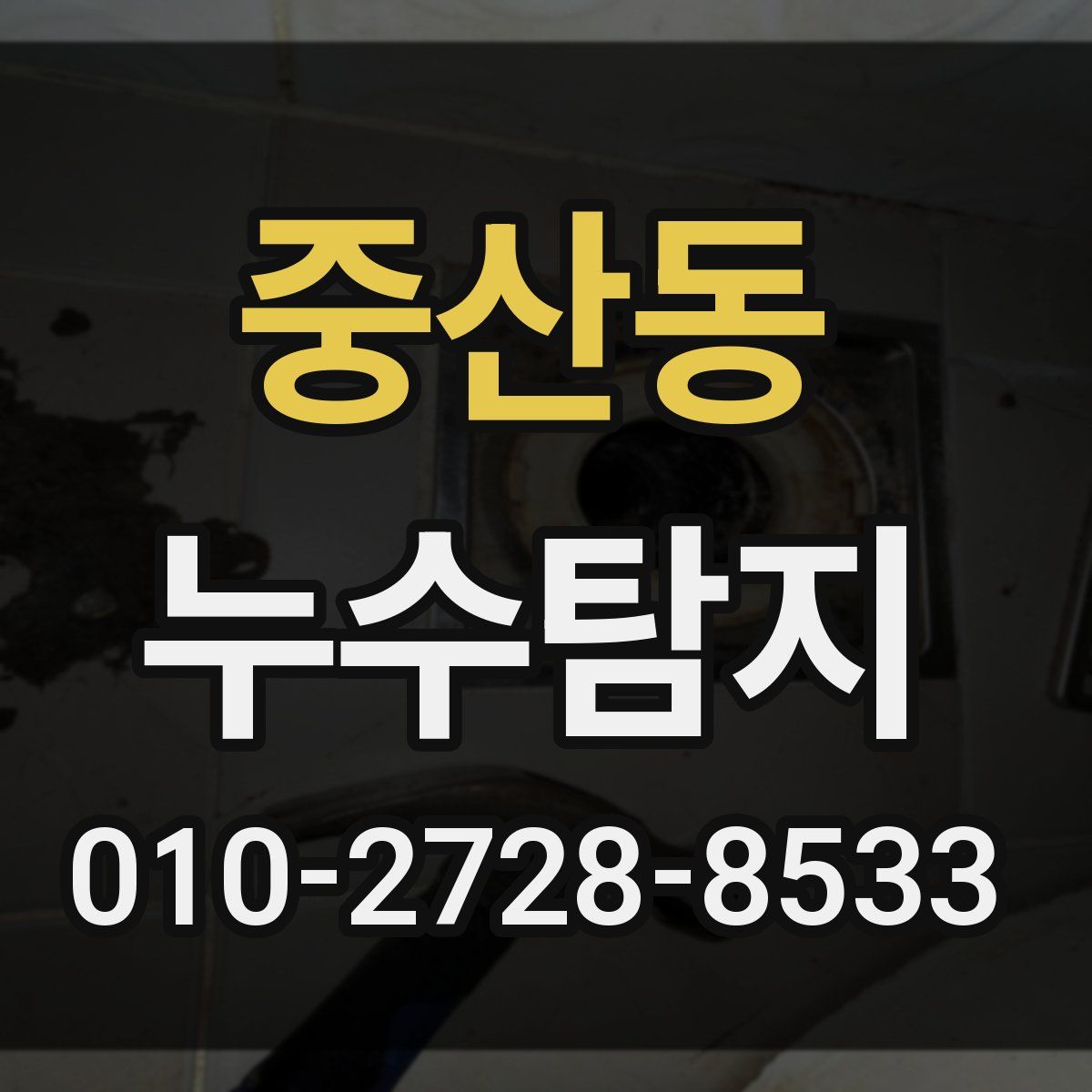 중산동 누수탐지