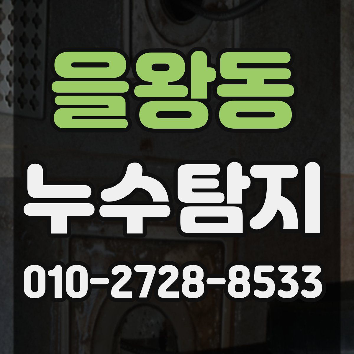 을왕동 누수탐지