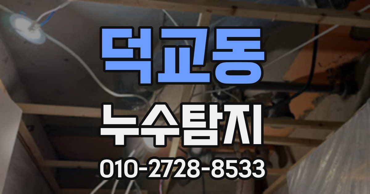 덕교동 누수공사